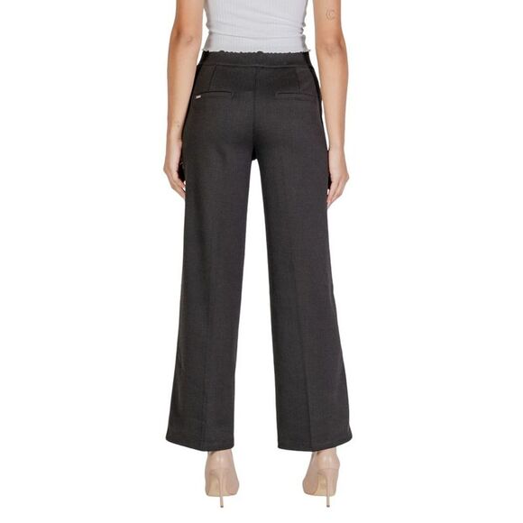 Street One Black Polyester Women's Pant - Picture 2 of 4